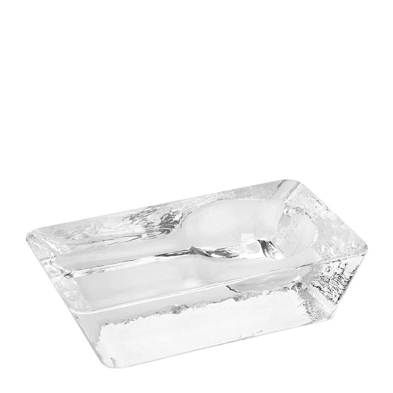 Alira glass cigar ashtray 18x9x4cm