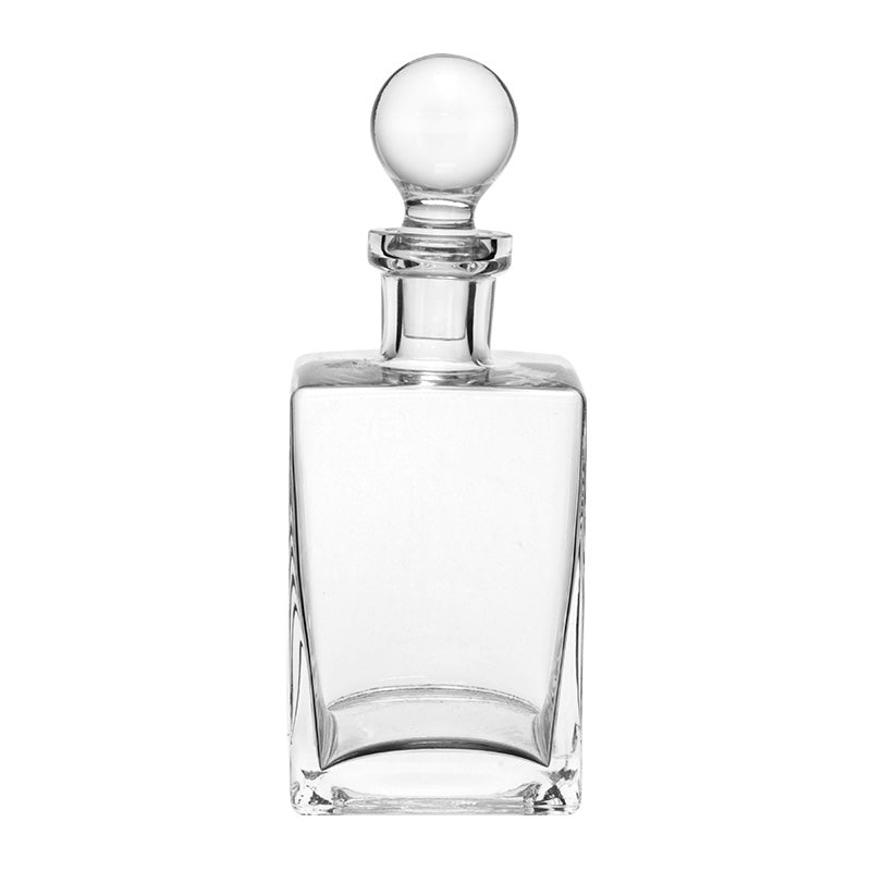 Alira glass decanter with stopper 10x10x27cm
