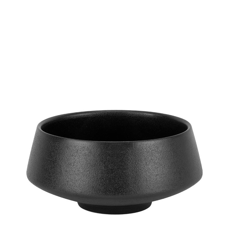 Atlas Black conic bowl 13cm 600ml