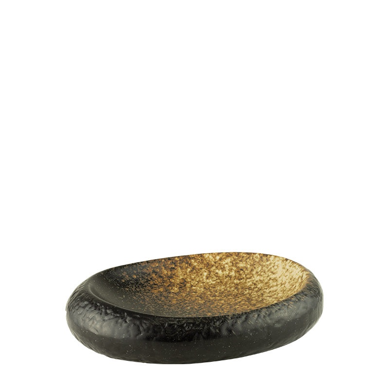 Ember ceramic presentation plate "Nest" 18x13cm