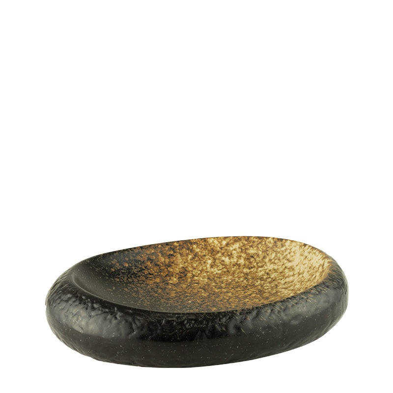 Ember ceramic presentation plate "Nest" 22x17cm