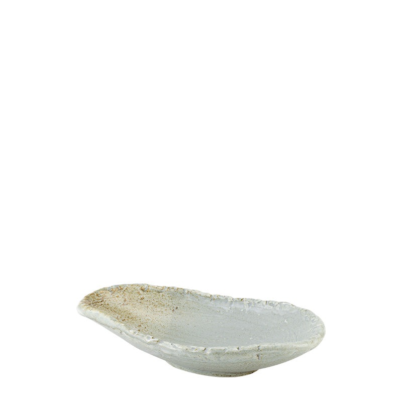 Fuji Ash asymmetrical bowl 20.5x12.5cm