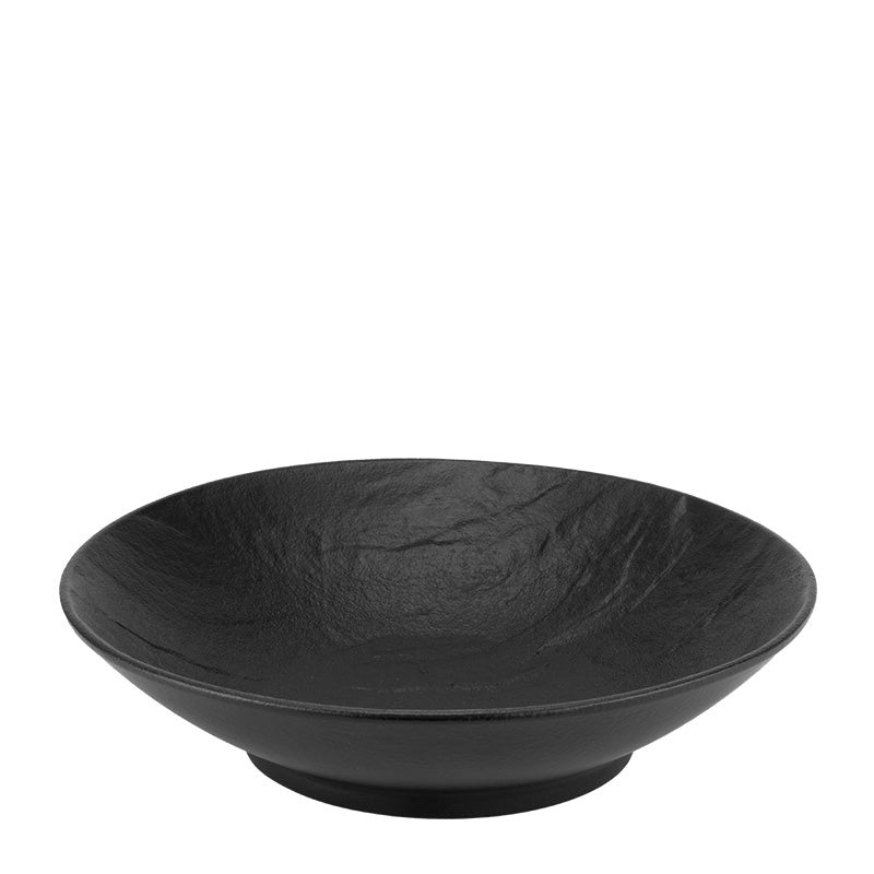 Meteor black bowl 22.5cm