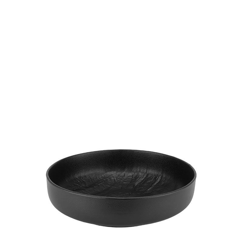 Meteor black deep plate 20x5.6cm