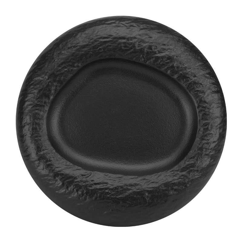 Meteor black presentation plate "Nest" 27x3.3cm