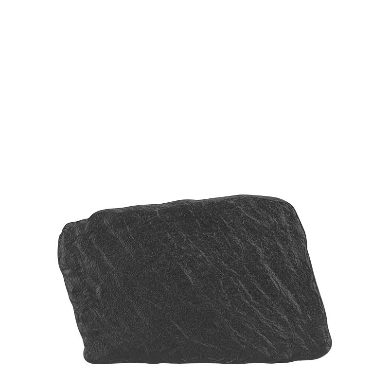 Meteor black presentation platter "Stone" 22x14.5cm