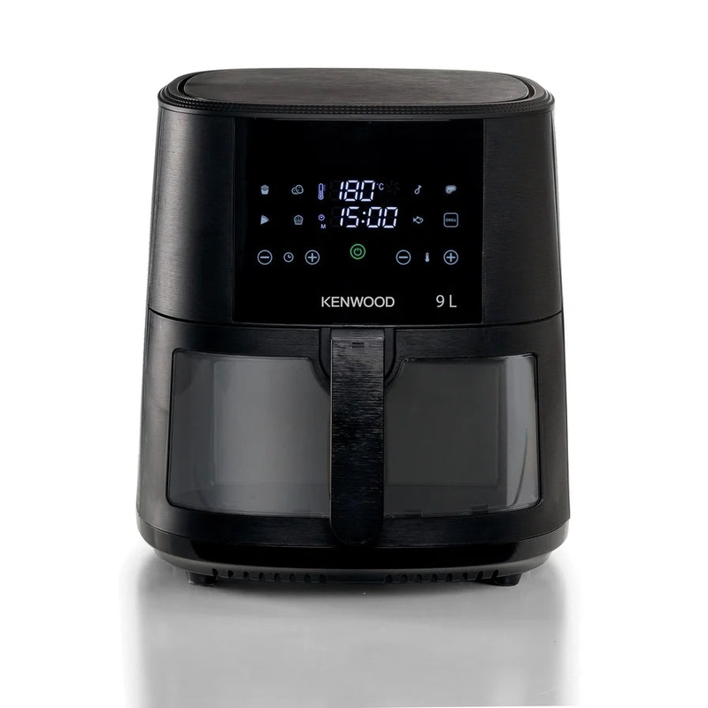 Kenwood - 9L Air Fryer with Grill Function & Window - HFG92.000BK