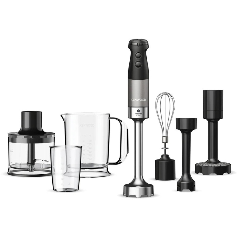 Kenwood - Triblade XL Pro Hand Blender & Accesories 1200W - HBM80.327BK
