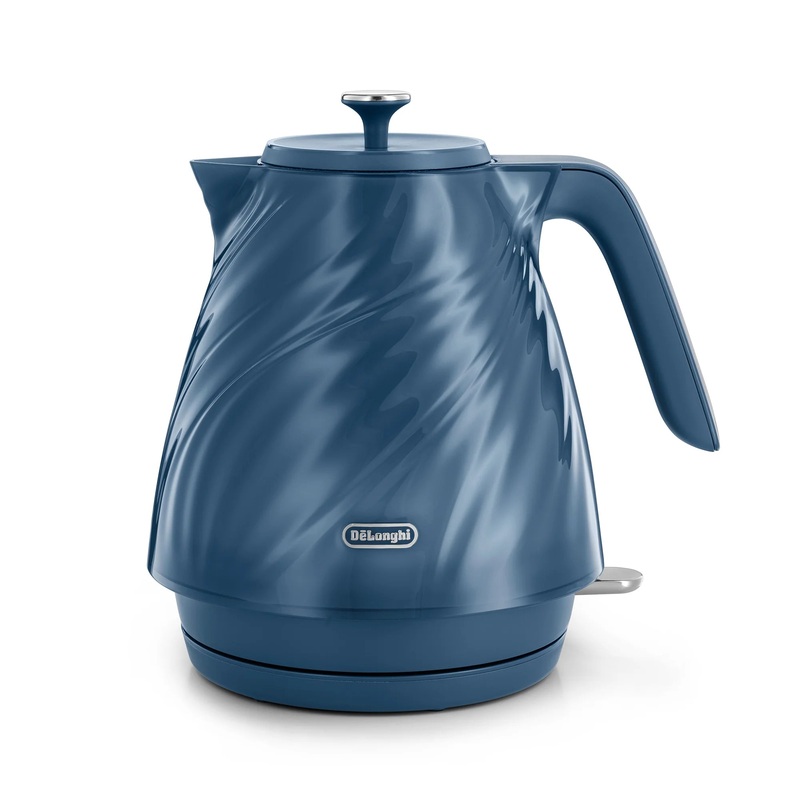 DeLonghi Ballerina Seta Electric Kettle - Silk Blue - KBDS3001.BL