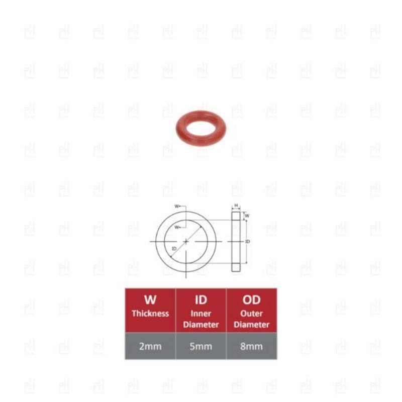 O-Ring 0050-20 red silicone