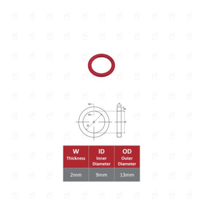 O-Ring 0090-20 red silicone