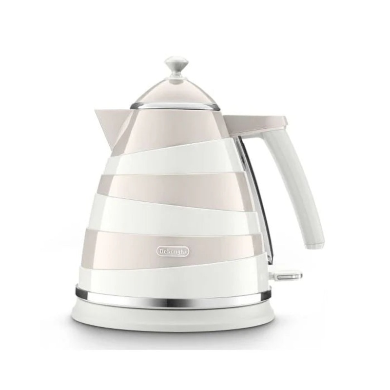 DeLonghi Avvolta Class Electric Kettle - Graceful White KBAC3001.W