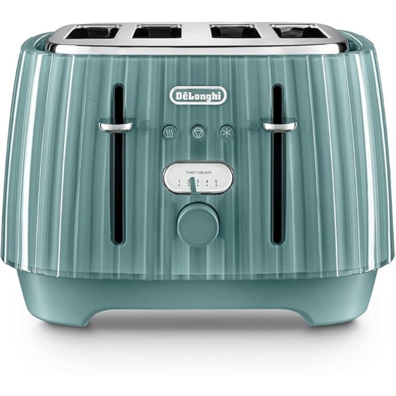 DeLonghi Ballerina Breakfast Set 4 Slice toaster  - Laguna Green   CTD4003.GR