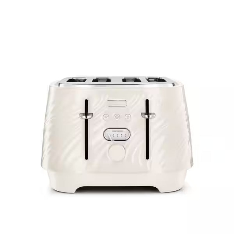 DeLonghi Ballerina Seta Breakfast Set: 4 Slice Toaster - Silk Beige  CTDS4003.CR