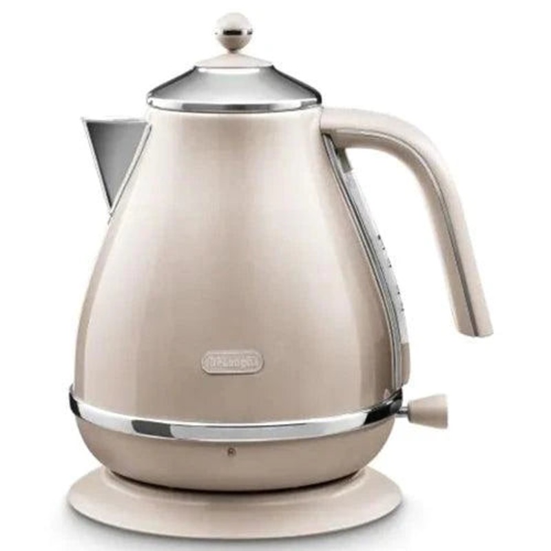 DeLonghi Icona Elements Breakfast Set Electric Kettle: Iridescent Beige KBOT3001.BG