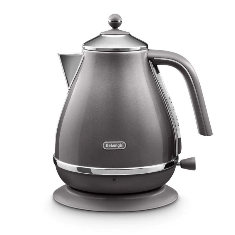 DeLonghi Icona Elements Breakfast Set Electric Kettle: Iridescent Grey KBOT3001.GY